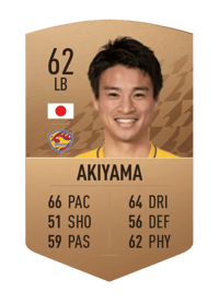 Yosuke Akiyama Common 62 OVR