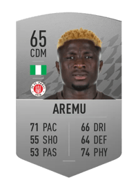 Afeez Aremu Common 65 OVR