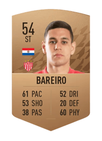 Sergio Bareiro Common 54 OVR