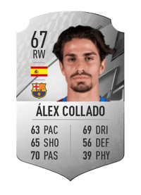 Álex Collado Rare 67 OVR