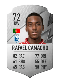 Rafael Camacho Rare 72 OVR