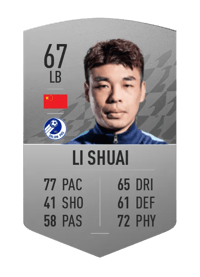 Li Shuai Common 67 OVR