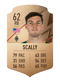 Joe Scally Rare 62 OVR
