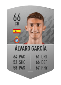 Álvaro García Common 66 OVR