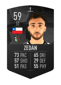 Nicolás Zedán CONMEBOL SUDAMERICANA 59 OVR