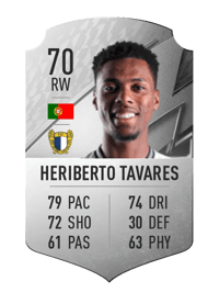Heriberto Tavares Rare 70 OVR
