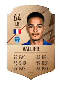 Lenny Vallier Rare 64 OVR
