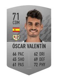 Óscar Valentín Common 71 OVR
