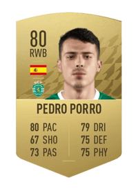 Pedro Porro Common 80 OVR