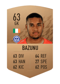Gavin Bazunu Common 63 OVR