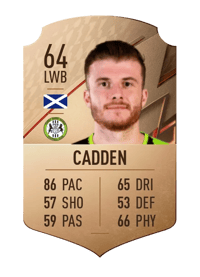 Nicky Cadden Rare 64 OVR