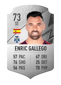 Enric Gallego Rare 73 OVR