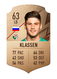 Leon Klassen Rare 63 OVR