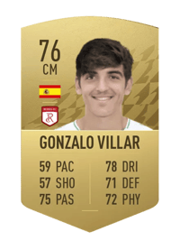 Gonzalo Villar Common 76 OVR