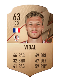 Clément Vidal Rare 63 OVR
