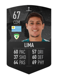 Pablo Lima CONMEBOL SUDAMERICANA 67 OVR