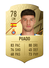 Puado Rare 78 OVR