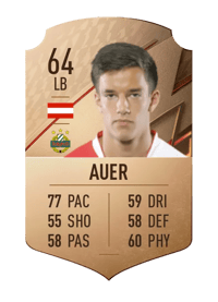 Jonas Auer Rare 64 OVR