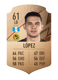 Antonio López Rare 61 OVR