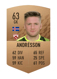 Jökull Andrésson Common 63 OVR