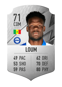Mamadou Loum Rare 71 OVR