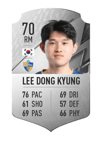 Lee Dong Kyung Rare 70 OVR
