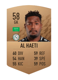Mohammed Al Haeti Common 58 OVR