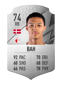 Alexander Bah Rare 74 OVR