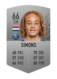 Xavi Simons Common 66 OVR
