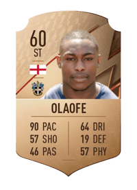 Isaac Olaofe Rare 60 OVR