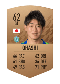 Yuki Ohashi Common 62 OVR