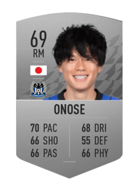 Kosuke Onose Common 69 OVR