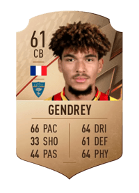 Valentin Gendrey Rare 61 OVR