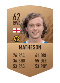 Luke Matheson Common 62 OVR
