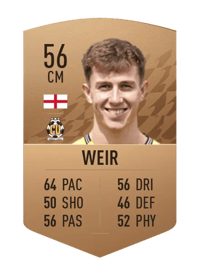 Jensen Weir Common 56 OVR