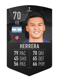 Andrés Herrera CONMEBOL SUDAMERICANA 70 OVR