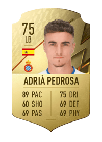 Adrià Pedrosa Rare 75 OVR