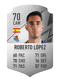Roberto López Rare 70 OVR