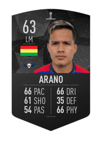 Paul Arano CONMEBOL SUDAMERICANA 63 OVR