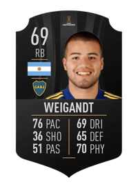 Marcelo Weigandt CONMEBOL LIBERTADORES 69 OVR