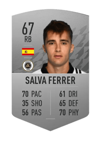 Salva Ferrer Common 67 OVR