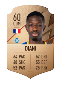 Djibril Diani Rare 60 OVR