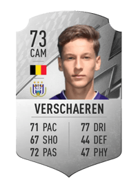 Yari Verschaeren Rare 73 OVR