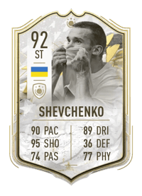 Andriy Shevchenko Prime Icon Moments 92 OVR