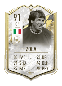 Gianfranco Zola Prime Icon Moments 91 OVR