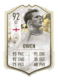Michael Owen Prime Icon Moments 92 OVR
