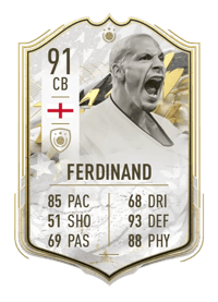 Rio Ferdinand Prime Icon Moments 91 OVR