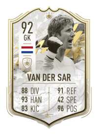 Edwin van der Sar Prime Icon Moments 92 OVR
