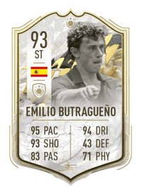 Emilio Butragueño Prime Icon Moments 93 OVR