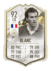 Laurent Blanc Prime Icon Moments 92 OVR